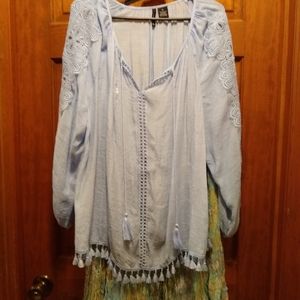 2 Piece  Bohemian Style Top & Skirt